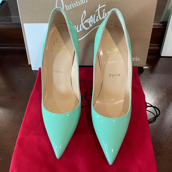 Never Used- Christian Louboutin So Kate Mint 120mm - Picture 13 of 15